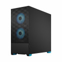 Fractal Design arvutikorpus Pop Air TG Clear Tint RGB Cyan Core, must/helesinine