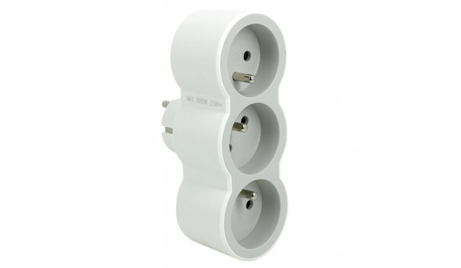 Plug-in splitter 3x2P+Z B/S 049433
