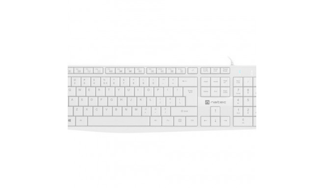 Keyboard Nautilus US slim white