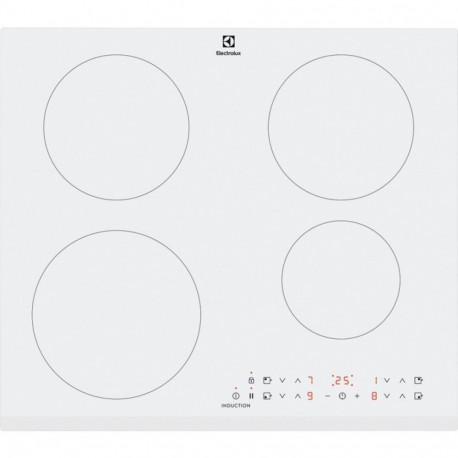 The Electrolux LIR60430BW is a 60cm built-in induction hob from the Electrolux 300 