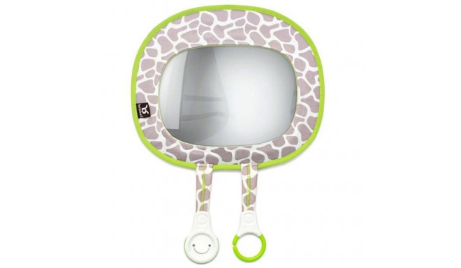 Car Mirror with organizer G-Collection - Gray/Green