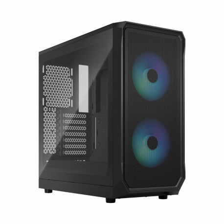 arvutikorpus Focus 2 RGB TG Clear Tint, must