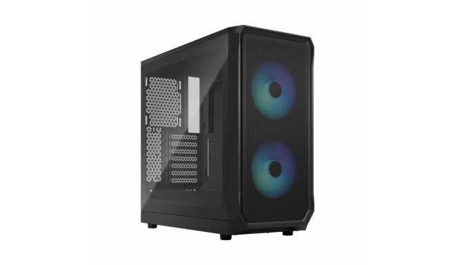 PC case Focus 2 RGB Black TG Clear Tint