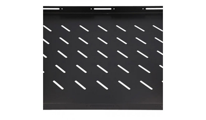 Shelf 1U 500mm black 19-inches