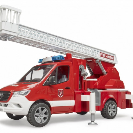 Fire truck Mercedes Benz Sprinter with ladder and lights