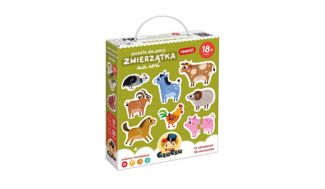 Puzzle to pair - Animal in the countryside