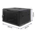 RACK cabinet 19inches 6U, 600 x 600 x 370