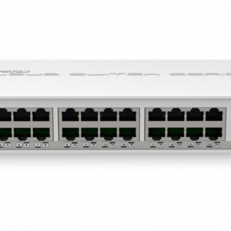 The MikroTik CRS326-24G-2S+IN (often referred to as the CRS326) is a versatile, low