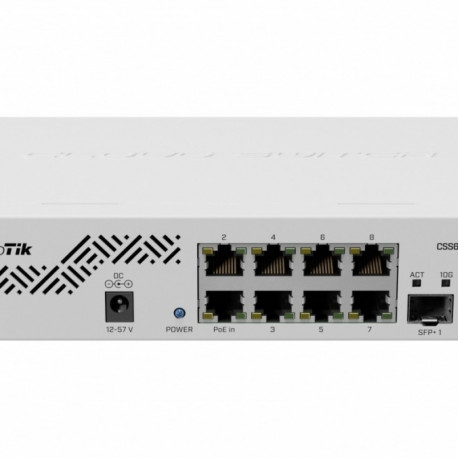MikroTik Switch 8x1GbE 2xSFP+ CSS610-8G-2S+I
