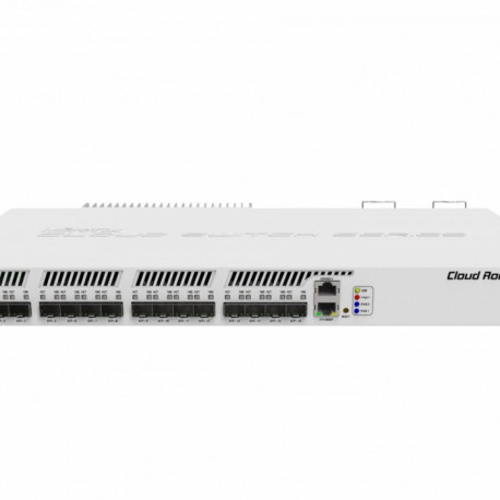 The MikroTik CRS317-1G-16S+RM is a high-performance, rack-mountable Layer 3 managea