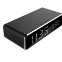 Digital alarm clock with wireless charging