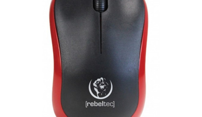 Wireless optical mouse METEOR red