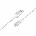 Cable USB 3.0 - USB C 2m PREMIUM 3A white TPE