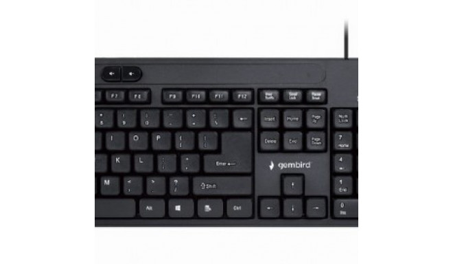 Keyboard and mouse set black