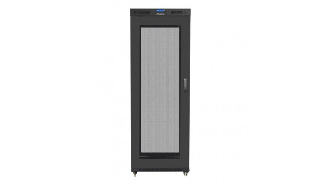 Installation cabinet rack 19 42U 800x1000 black, perforated door LCD (Flat pack)