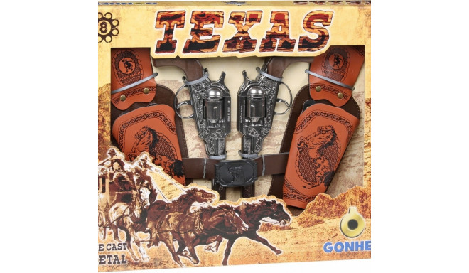 Cowboy set 2 revolvers with holsters Gonher