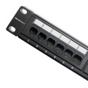 Patch panel RACK 24 ports, cat.6 UTP