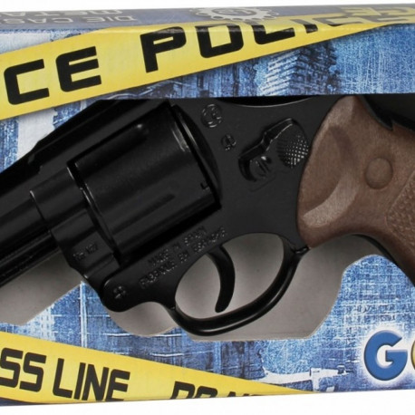 Pulio mängurelv Metal Police Revolver Gonher