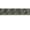 Listwa zasilająca rack (PDU), 8 gniazd typ Schuko, 1U, 10A, wtyk C14 3m