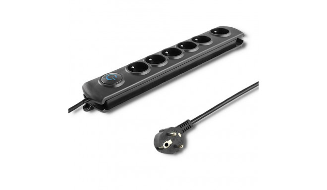 Surge protector 6 sockets, 5m