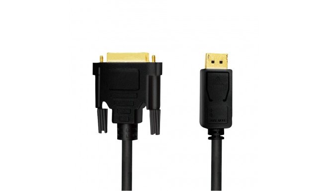 DisplayPort to DVI cable , black, 5m