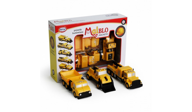 MalBlo Magnetic Construction Vehicles are a popular line of modular building toys d