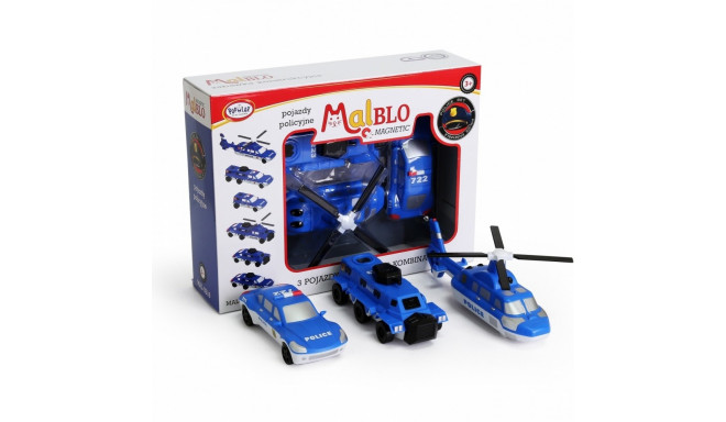 MalBlo Magnetic Police vehicles