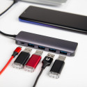 HUB 4x USB 3.1 GEN1 ;1x microUSB; H1107A