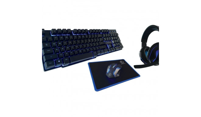 Gaming kit:keyboard+mous +pad+headphone