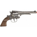 Metal cowboy revolver 12 rounds