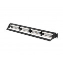 Patch panel 24 port 1U KAT6A CZARNY PPUA-1024-