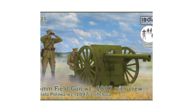 IBG 75mm Field Gun wz. 1897 with Polish Artill