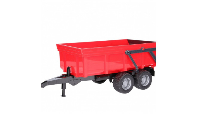 Tipping trailer red