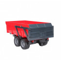 Tipping trailer red