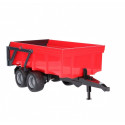 Tipping trailer red