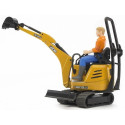 Micro excavator JCB 8010 CTS with figure