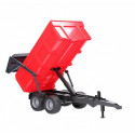 Tipping trailer red