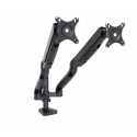 Desk holder for 2 LED/LCD monitors 10-32" L-18GD ART 9KG 2xUSB3.0