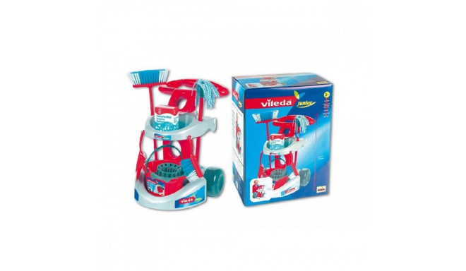 Vileda cleaning trolley with accessories