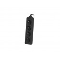 Power strip for UPS 1.5 m black 4XPL