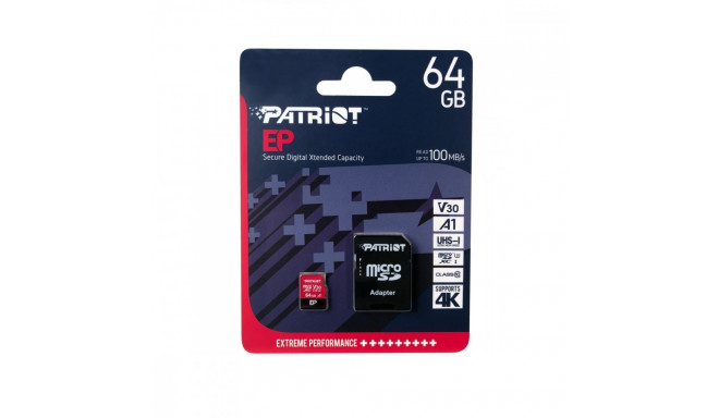 #Karta microSDXC PATRIOT 64GB V30