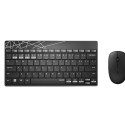 Rapoo wireless keyboard + mouse 8000M UI, black