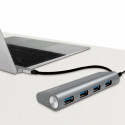 Hub 4-port USB-C 3.1 with aluminum casing