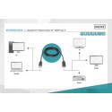 Digitus adapter Displayport 1.2 4K 60Hz UHD Typ DP/HDMI A M/M 3m, must