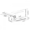 Under desk keyboard tray MC-795