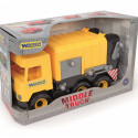 Middle Truck Garbage truck yellow 42 cm