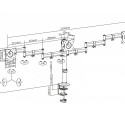 Clamb Mount 3xLCD max. 27" max. 8kg