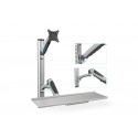 Wall Mount LCD+Keyboard max. 27" max. 8kg