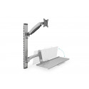 Wall Mount LCD+Keyboard max. 27" max. 8kg