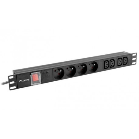 Ülepingekaitse Rack PDU 1U 10A 4X 230V PL 4X IEC C13 2m C14 must